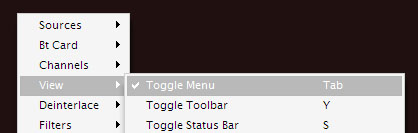 Dscaler scheduler toggle menu